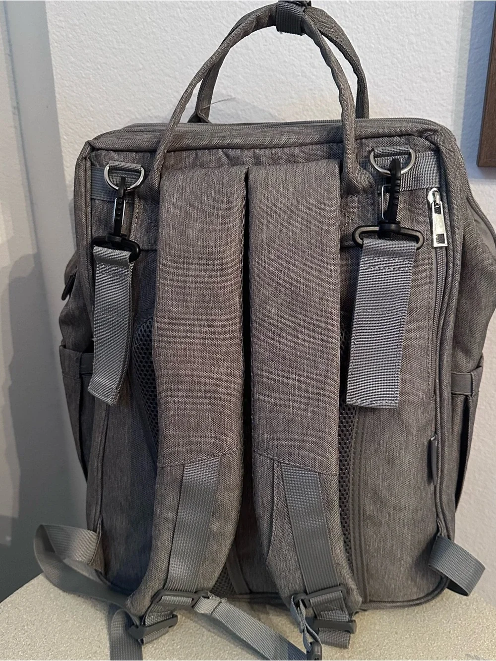 KabaQoo Diaper Bag Backpack with Detachable Changing Station.